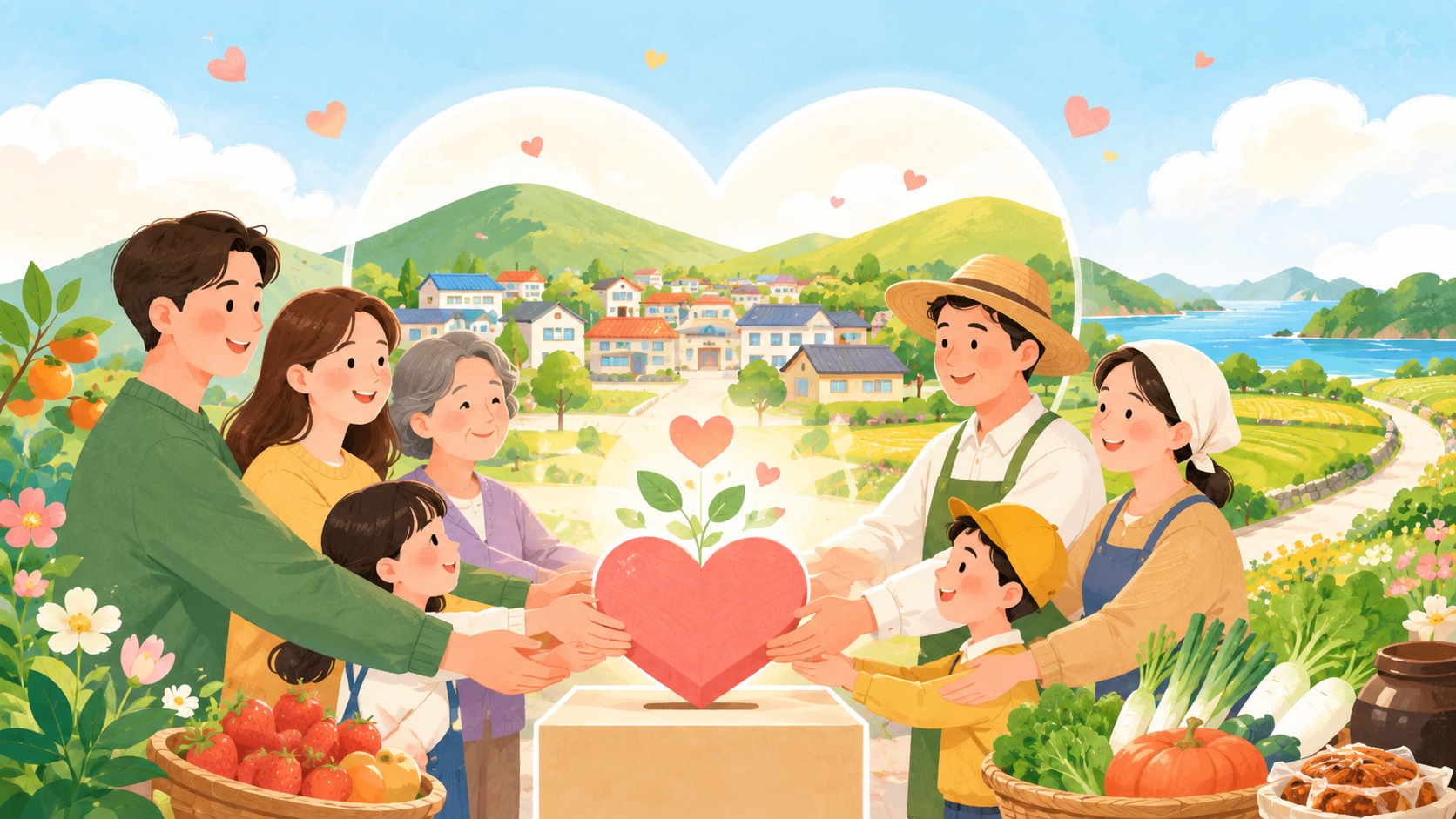 고향사랑기부제 세액공제 방법과 답례품 받는 기준을 정리한 이미지