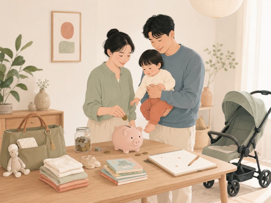 아이 한 명 키우는 데 얼마가 필요한지 양육비와 교육비를 계산하는 부모
